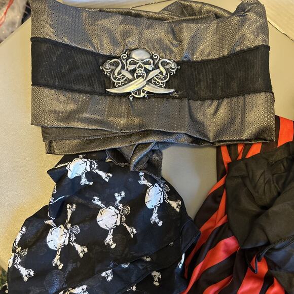 Pirate Pillager Spirit Halloween Men’s Costume Adult Plus Size Black Red - Picture 5 of 8